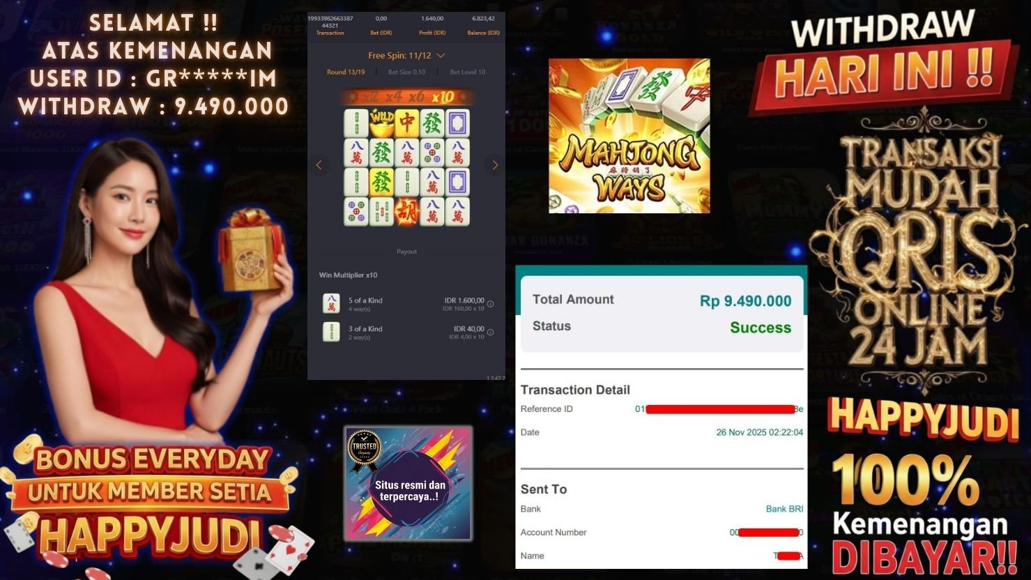HAPPYJUDI JACKPOT SLOT MAHJONG WAYS